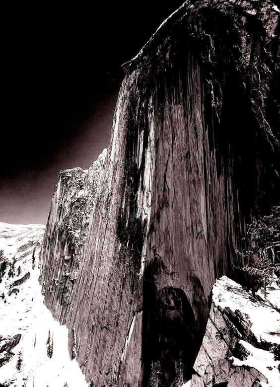 Monolith,-The-Face-Of-Half-Dome,-Yosemite-National-Park,-1927,-Ansel-Adams